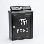 Littlemead Aluminium Mail Box with Cow Motif